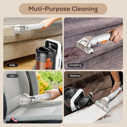 Upholstery Cleaner Machine, Powerful Suction & Portable Spot Remover, Deep - Image 7