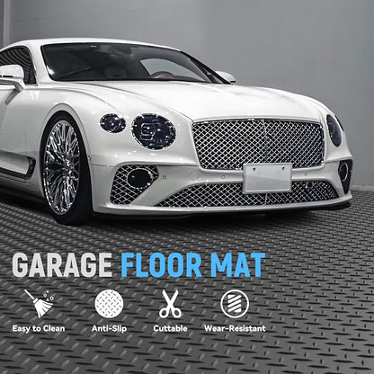 4x6 FT Garage Floor Mat, 2.8mm Thickened PVC Flooring Roll - Image 2