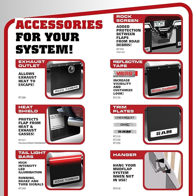 Rock Tamers 3" Official Mudflap System 00112 - Image 7