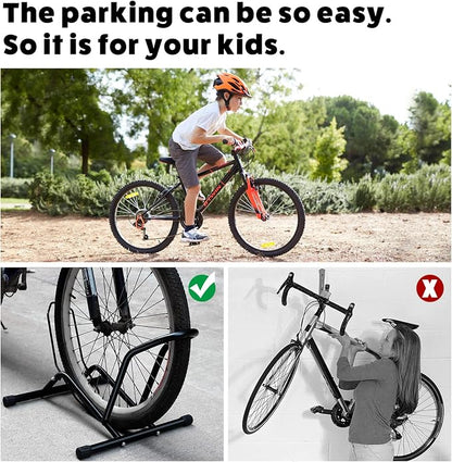 UNITEDPOWER Bike Floor Stand, Adjustable Freestanding Bicycle Storage Parking - Image 3