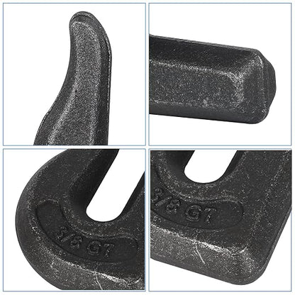 3/8 inch Weld On Grab Hooks, G70 Tractor Bucket Hooks Great - Image 3