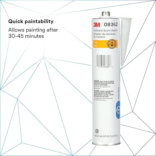 3M Urethane Seam Sealer, High Solids, Permanently Flexible, 310 mL/10.5 fl oz - Image 5