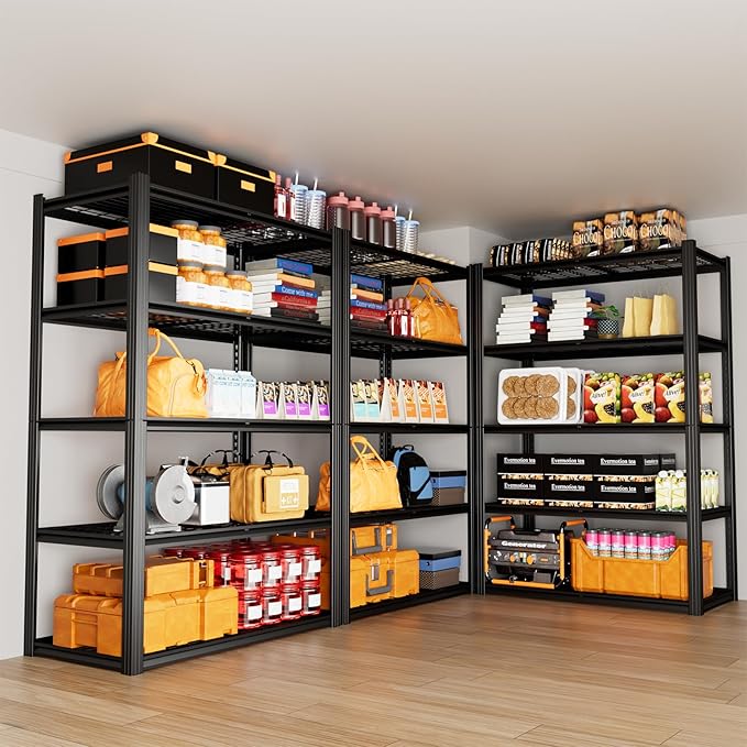 ROOMTEC 48" W Garage Shelving Heavy Duty, 2800LBS Storage Shelves, 5-Tier - Image 7