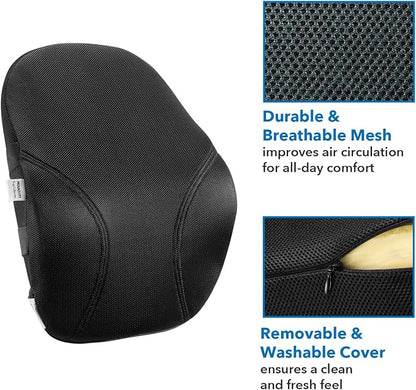 Mount-It! Office Chair Cushion, Lumbar Support Pillow - Image 5