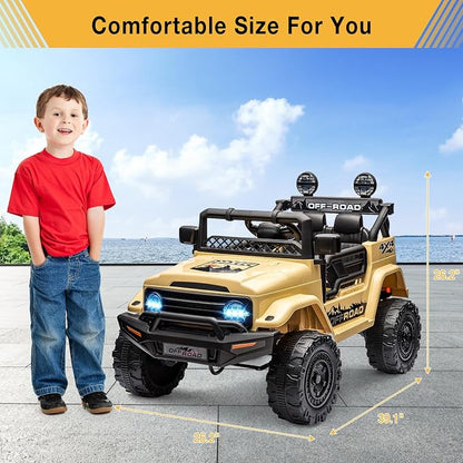 Garvee 12V Kids Ride On Truck Car - Image 3