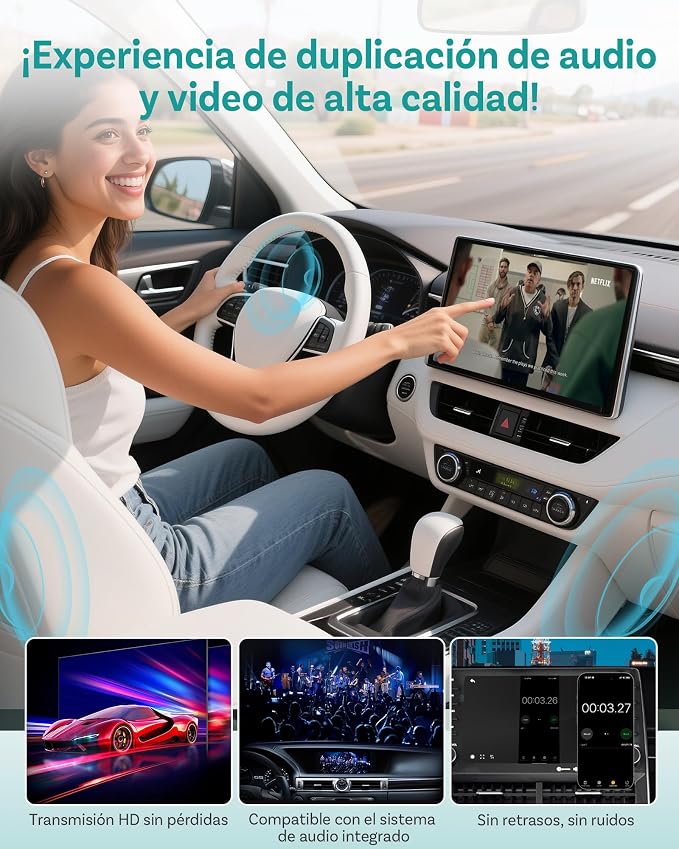 OTTOCAST Mirror Touch Wireless CarPlay Adapter - Image 6