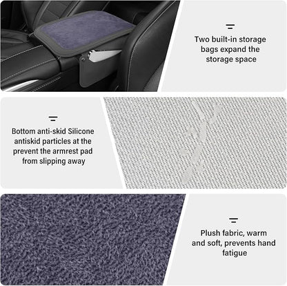 SINGARO Car Leather Center Console Cover - Image 3