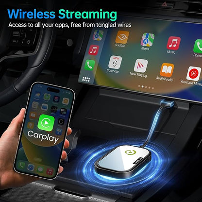 Wireless CarPlay Adapter for Apple iPhone, Converts Factory Wired CarPlay to - Image 2