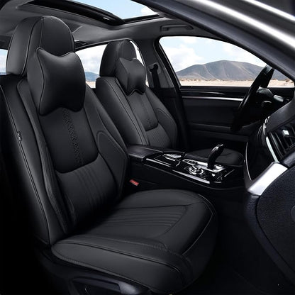 Front Seat Covers, 2 Pieces Universal Seat Covers by BWTJF