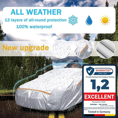 Autsop SUV Car Cover Waterproof All Weather, 12-Layer Car Covers - Image 2