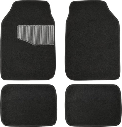 Amazon Basics Universal Fit Rubber Carpet Floor Mats by AmazonBasics