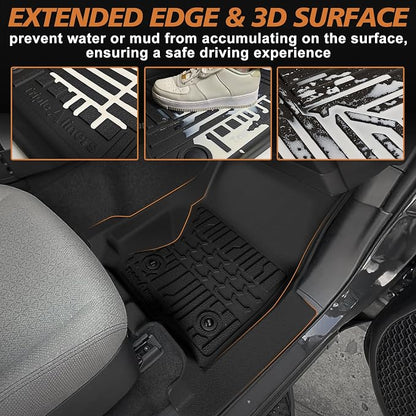TripleAliners Floor Mats All Weather Liners Compatible - Image 5