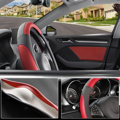 SEG Direct Car Steering Wheel Cover - Image 3