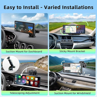 LAMTTO 9.26-inch Wireless CarPlay Screen - Image 7