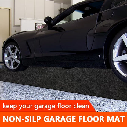 Non-Slip Garage Floor Mat for Under Car, Waterproof Backing, Protects Floor - Image 2