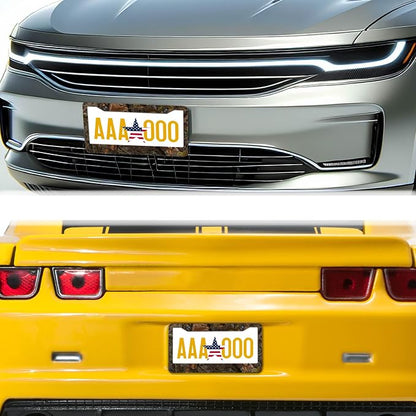 License Plate Mount for Men Multicolor License Plate Frames for Women Camo - Image 8