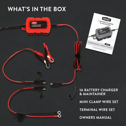 Weego 1A Battery Maintainer/Trickle Charger - Image 5