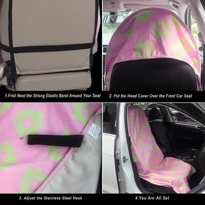Car Seat Cover Protector Front Seats, - Image 4