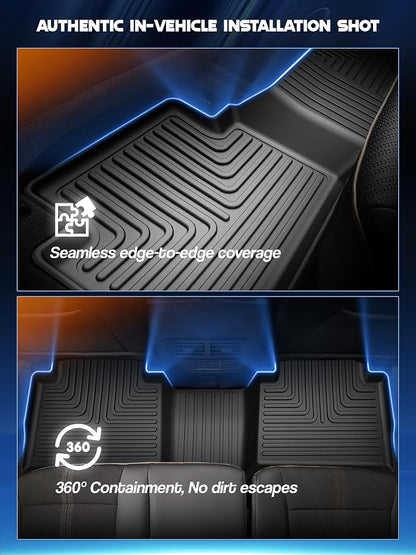 Car Floor Mats for Chevrolet Chevy Colorado/GMC Canyon Crew Cab 2023 2024 2025 - Image 6