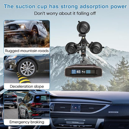 Radar Detector Mount, Triangular Suction Cup Mount, Windshield Radar Detector - Image 7