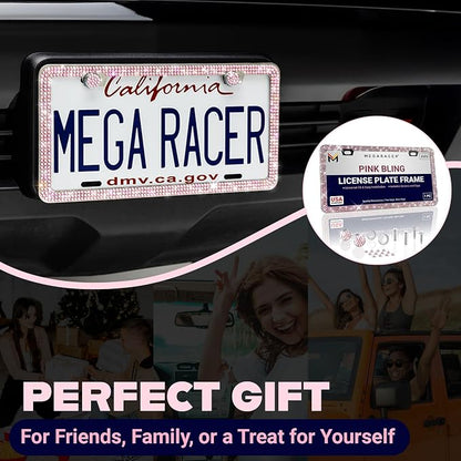 Glamorous Bling License Plate Frame - Image 9