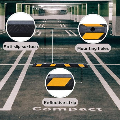 Heavy-Duty Parking Curb Wheel Stop - Image 4