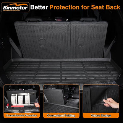 Binmotor-All Weather Floor Mats Cargo Liner Custom Set - Image 5