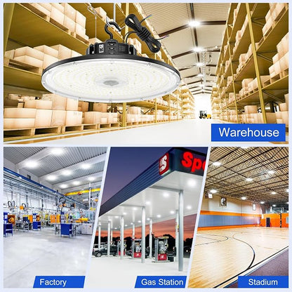 BBESTLED 3Pack UFO LED Low Bay Light 4000K 80W 100W 150W 21, 000Lumen 3000K - Image 4