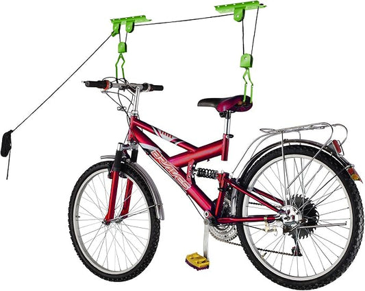 Bike Hanger - Overhead Pulley System - Secure Garage Ceiling Storage by Rad by RADSportz