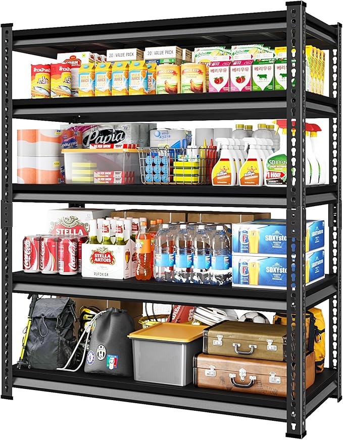 48" W Garage Shelving Heavy Duty, 3000LBS Loads Shelving Units and Storage Racks - Image 5
