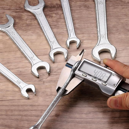 HARFINGTON Double Open End Wrench 6mm x 8mm Metric 15 Degree Offset Angle Small - Image 6