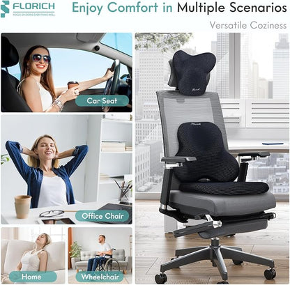 FLORICH Car Seat Cushion and Lumbar Support Pillow - Image 6