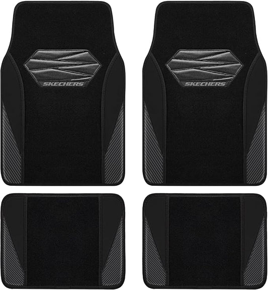 Skechers Car Floor Mats, Waterproof Universal Fit Car Mats, Faux Leather Car by Skechers