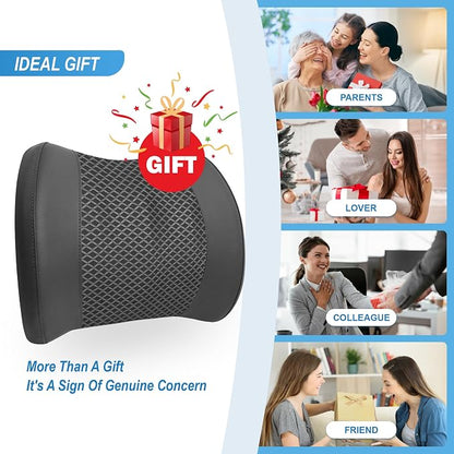 Memory Foam Lumbar Cushion Provides Lower Back Pain Relief and Comfortable - Image 6
