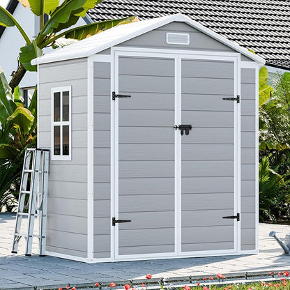 6x3 Shed Resin Outdoor Storage by WACASA