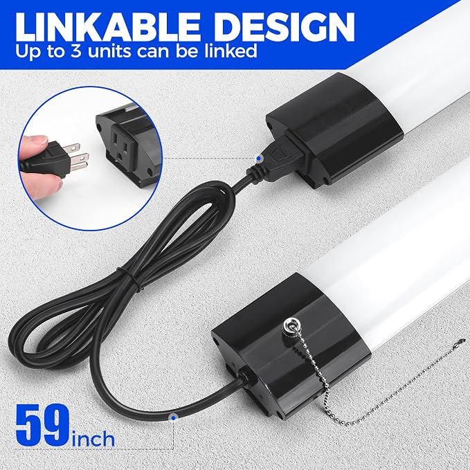 Barrina BS84 LED Shop Lights for Workshop 4FT, 5000K Utility Shop Lights - Image 6