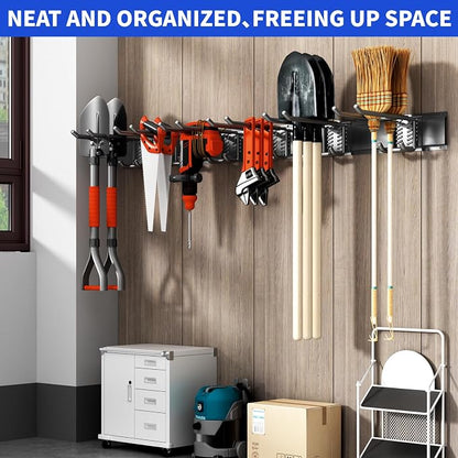 Garage Organization Tool Organizer Wall Mount, 48inch Heavy Duty Garden Tool - Image 6