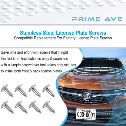 Stainless Steel License Plate Screws - Image 4