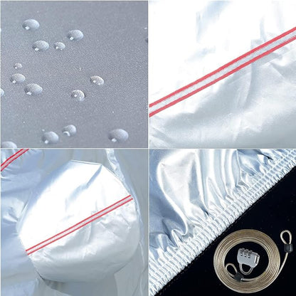 Tecoom Hard Shell Zipper Design Waterproof UV-Proof Windproof Car Cover - Image 5