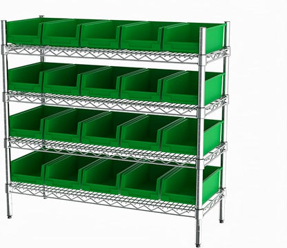 Hudson Exchange 36x14x33, Industrial Wire Shelving Unit by HudsonExchange