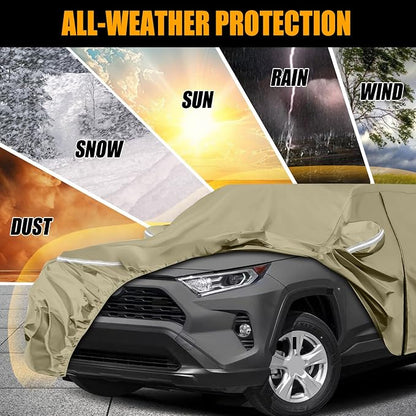 Waterproof Car Covers Replace for 2013-2025 Toyota RAV4, Windproof Bands for - Image 5