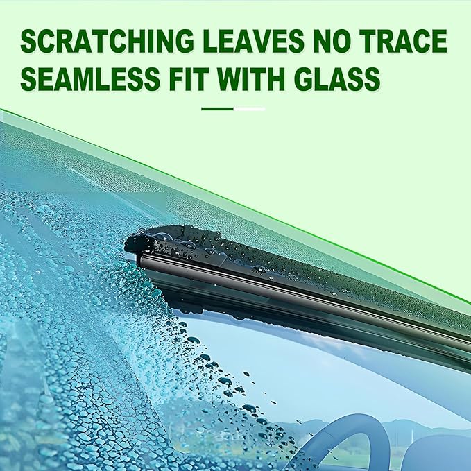 QUALITY 24in + 17in Premium All-Season Windshield Wiper Blades - Image 3