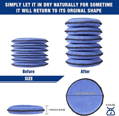 WORKPRO 18-Pack Car Wax Applicator Pads - Image 7