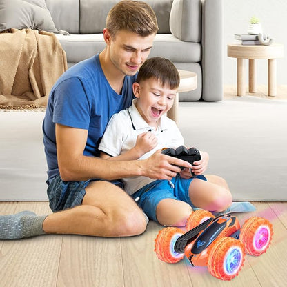 Remote Control Car, 2.4GHz Electric Race Stunt Car, Double Sided 360° Rolling - Image 7
