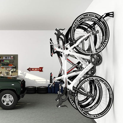 FLEXIMOUNTS 4 Bike Storage Rack, Heavy Duty Wall Mount Hanger - Image 7