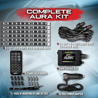 OPT7 Aura Interior Car Lights 6pc - Image 5