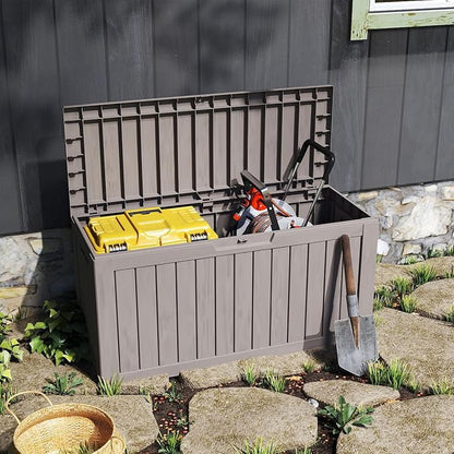 90 Gallon Lockable Resin Deck Box - Image 3