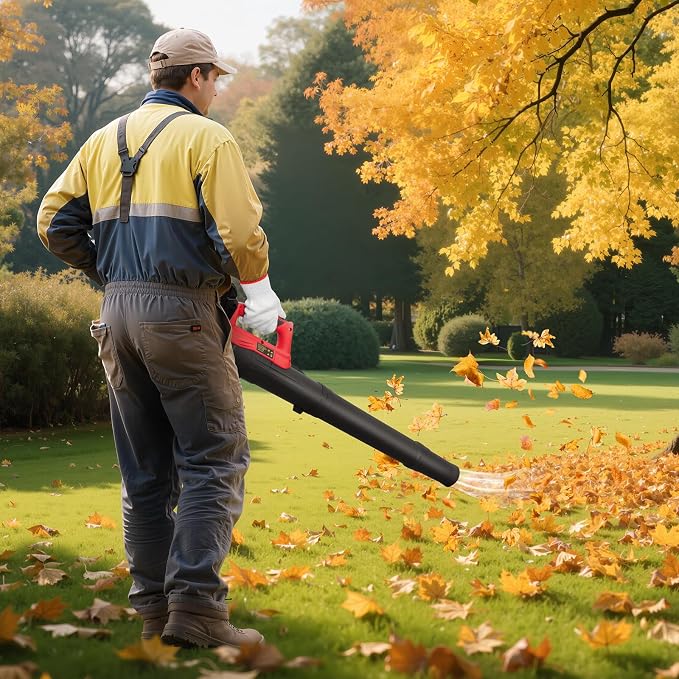 Cordless Leaf Blower for Milwaukee 18V Battery, 450CPM Electric Leaf Blower - Image 4