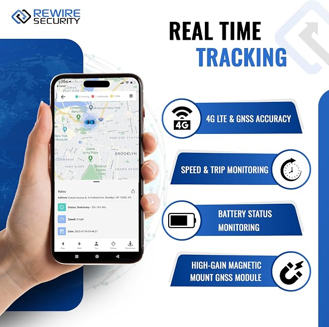 REWIRE SECURITY 104-Plus 4G Magnetic GPS Tracker - Image 4