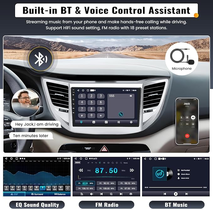 2G+32G 9 Inch Android Car Stereo - Image 5